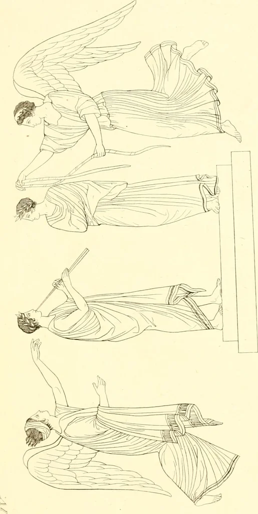 An illustration from Pitture di vasi fittili, esibite dal cav. F. Inghirami per servire di studio alla mitologia ed alla storia degli antichi popoli, 1838, leaf 662
