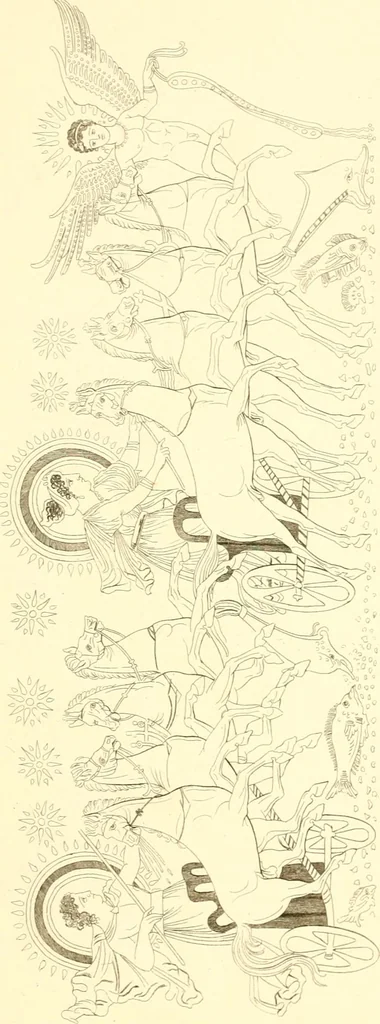 An illustration from Pitture di vasi fittili, esibite dal cav. F. Inghirami per servire di studio alla mitologia ed alla storia degli antichi popoli, 1838, leaf 724