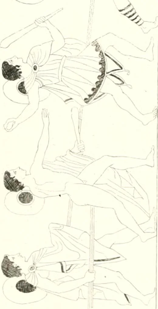 An illustration from Pitture di vasi fittili, esibite dal cav. F. Inghirami per servire di studio alla mitologia ed all storia degli antichi popoli, 1838, leaf 174