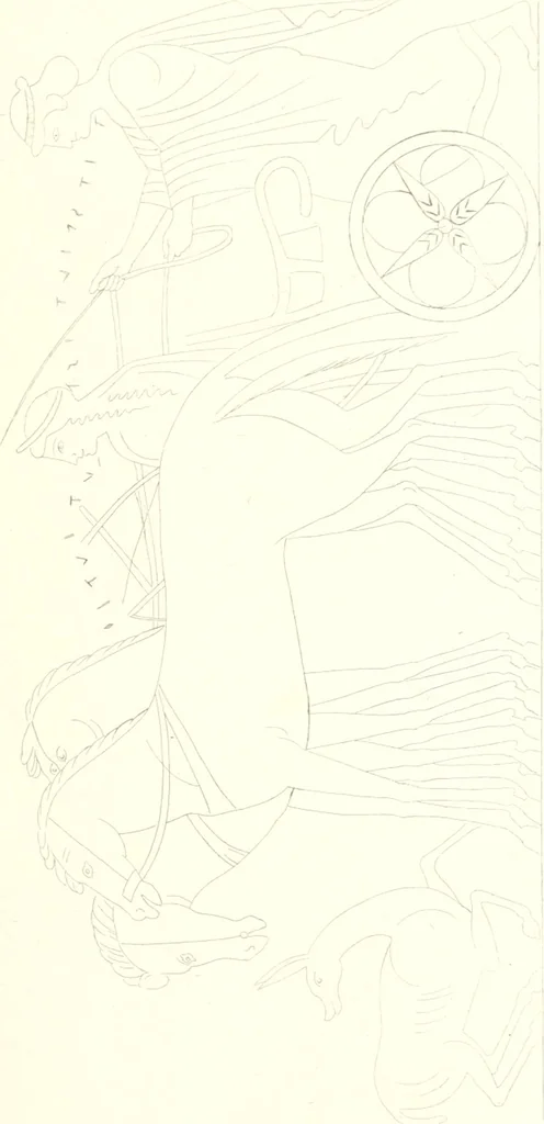 An illustration from Pitture di vasi fittili, esibite dal cav. F. Inghirami per servire di studio alla mitologia ed all storia degli antichi popoli, 1838, leaf 278