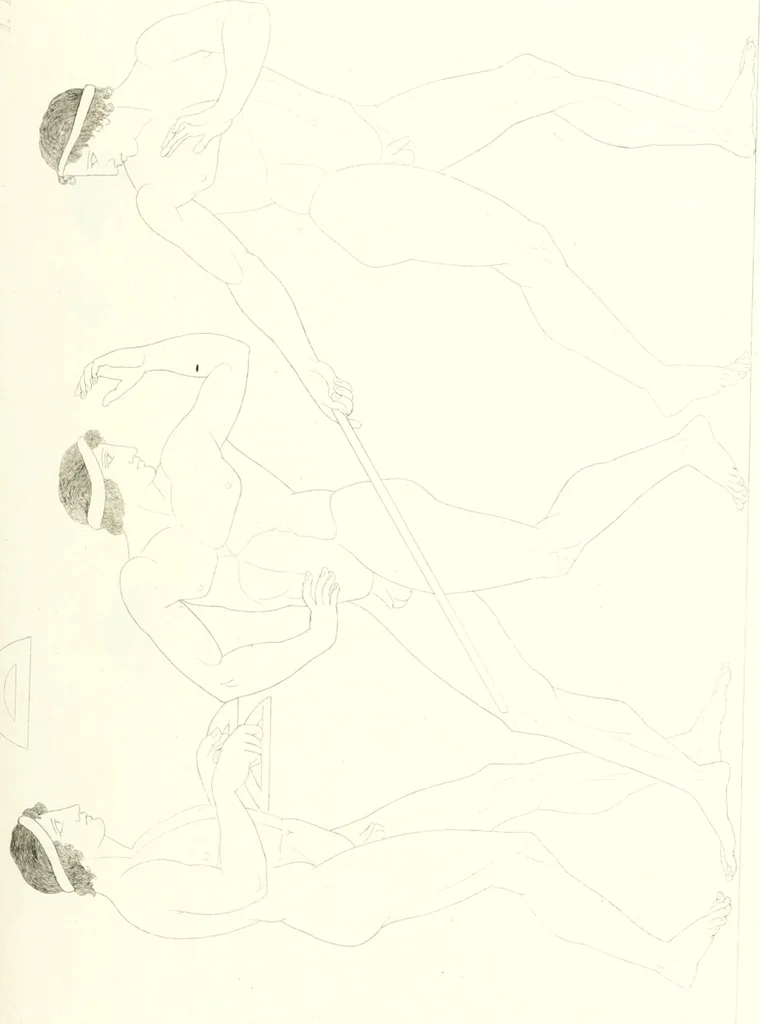 An illustration from Pitture di vasi fittili, esibite dal cav. F. Inghirami per servire di studio alla mitologia ed all storia degli antichi popoli, 1838, leaf 312