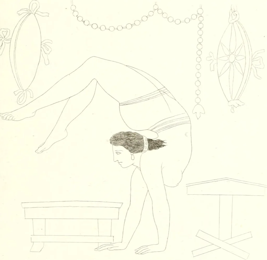 An illustration from Pitture di vasi fittili, esibite dal cav. F. Inghirami per servire di studio alla mitologia ed all storia degli antichi popoli, 1838, leaf 324