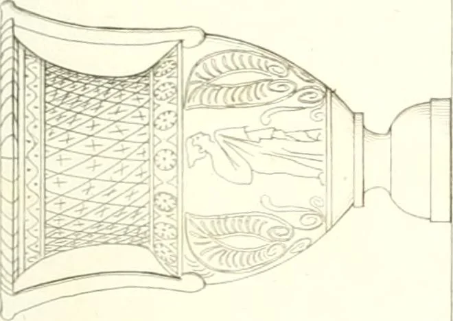 An illustration from Pitture di vasi fittili, esibite dal cav. F. Inghirami per servire di studio alla mitologia ed all storia degli antichi popoli, 1838, leaf 350