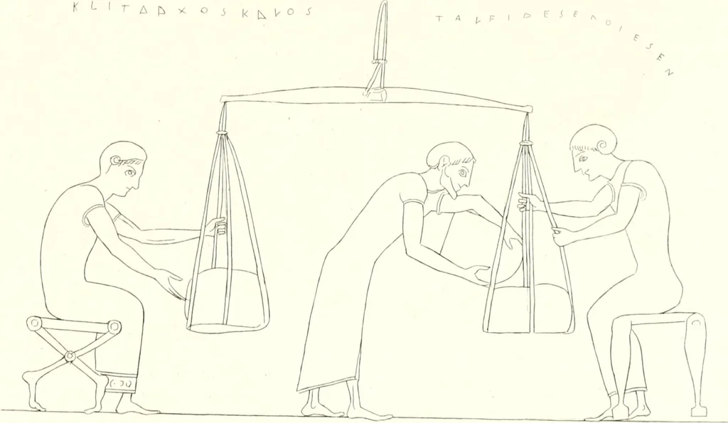 An illustration from Pitture di vasi fittili, esibite dal cav. F. Inghirami per servire di studio alla mitologia ed all storia degli antichi popoli, 1838, leaf 498