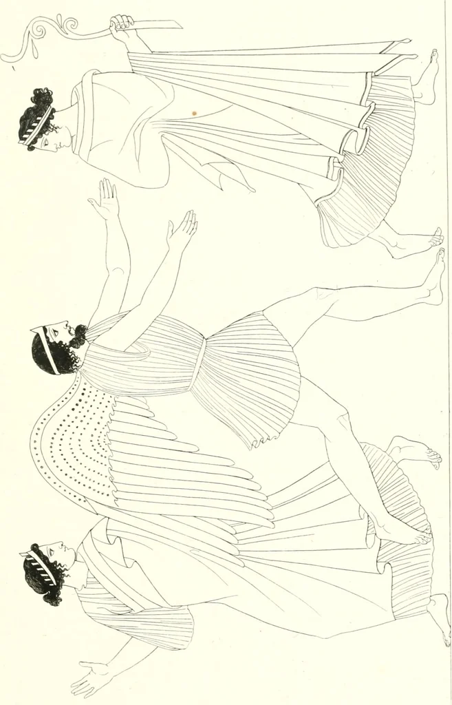 An illustration from Pitture di vasi fittili, esibite dal cav. F. Inghirami per servire di studio alla mitologia ed all storia degli antichi popoli, 1838, leaf 532