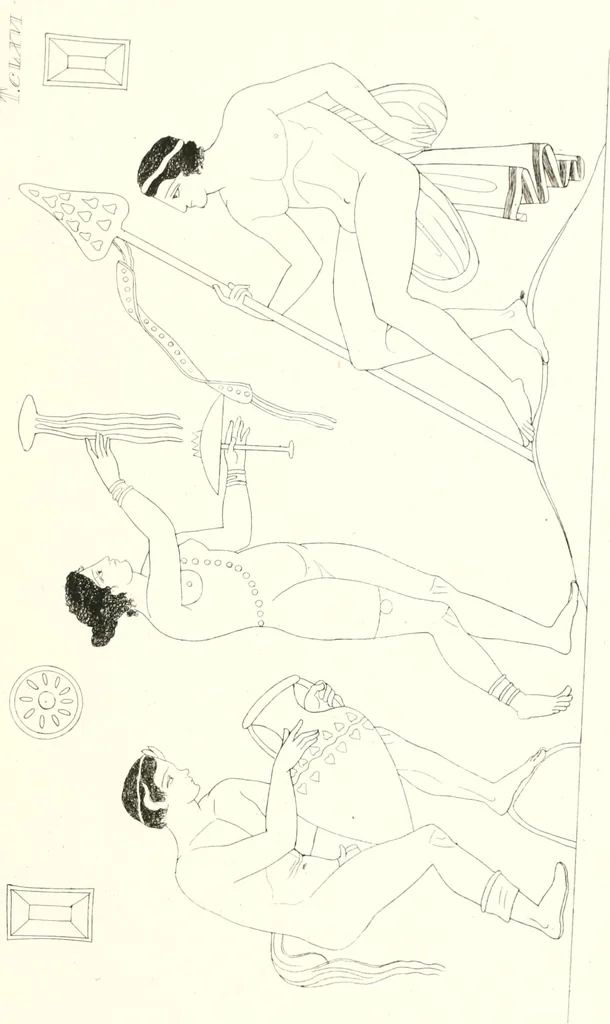 An illustration from Pitture di vasi fittili, esibite dal cav. F. Inghirami per servire di studio alla mitologia ed all storia degli antichi popoli, 1838, leaf 620