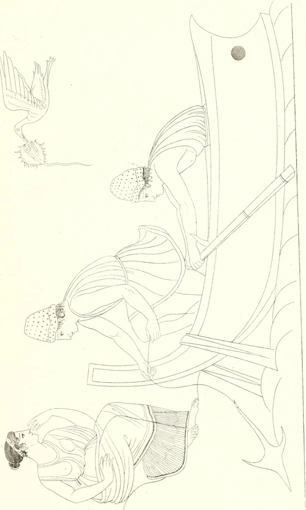 An illustration from Pitture di vasi fittili, esibite dal cav. F. Inghirami per servire di studio alla mitologia ed all storia degli antichi popoli, 1838, leaf 622