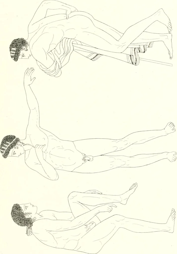 An illustration from Pitture di vasi fittili, esibite dal cav. F. Inghirami per servire di studio alla mitologia ed all storia degli antichi popoli, 1838, leaf 642