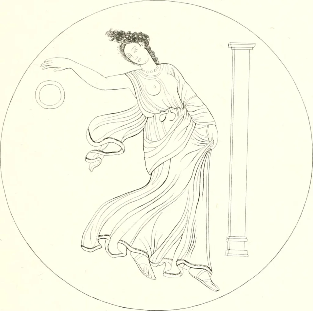 An illustration from Pitture di vasi fittili, esibite dal cav. F. Inghirami per servire di studio alla mitologia ed all storia degli antichi popoli, 1838, leaf 652