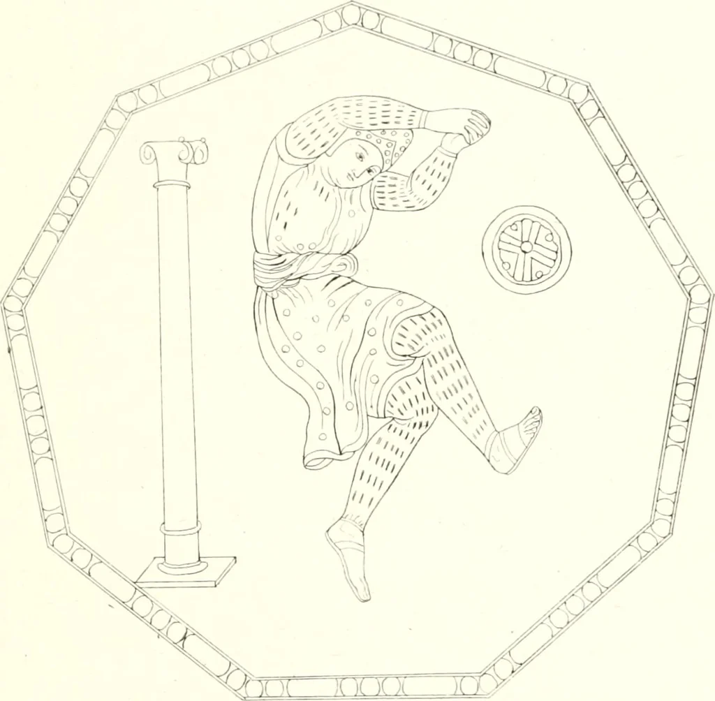 An illustration from Pitture di vasi fittili, esibite dal cav. F. Inghirami per servire di studio alla mitologia ed all storia degli antichi popoli, 1838, leaf 654