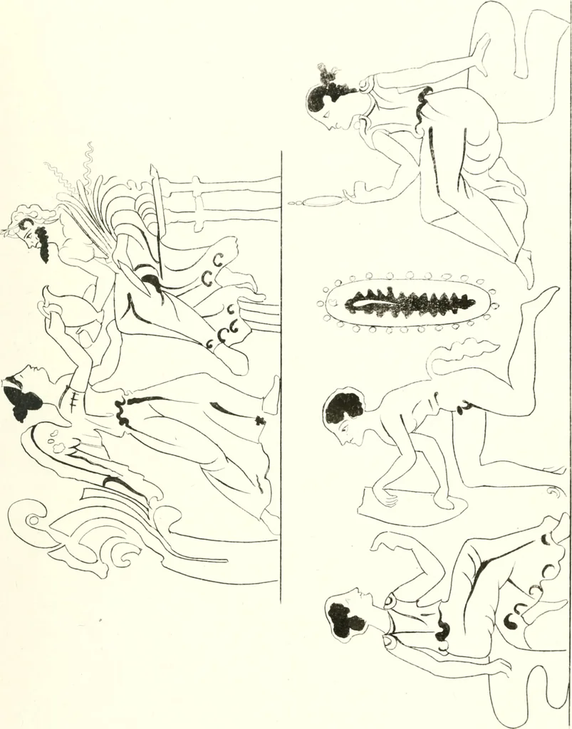 An illustration from Pitture di vasi fittili, esibite dal cav. F. Inghirami per servire di studio alla mitologia ed all storia degli antichi popoli, 1838, leaf 664