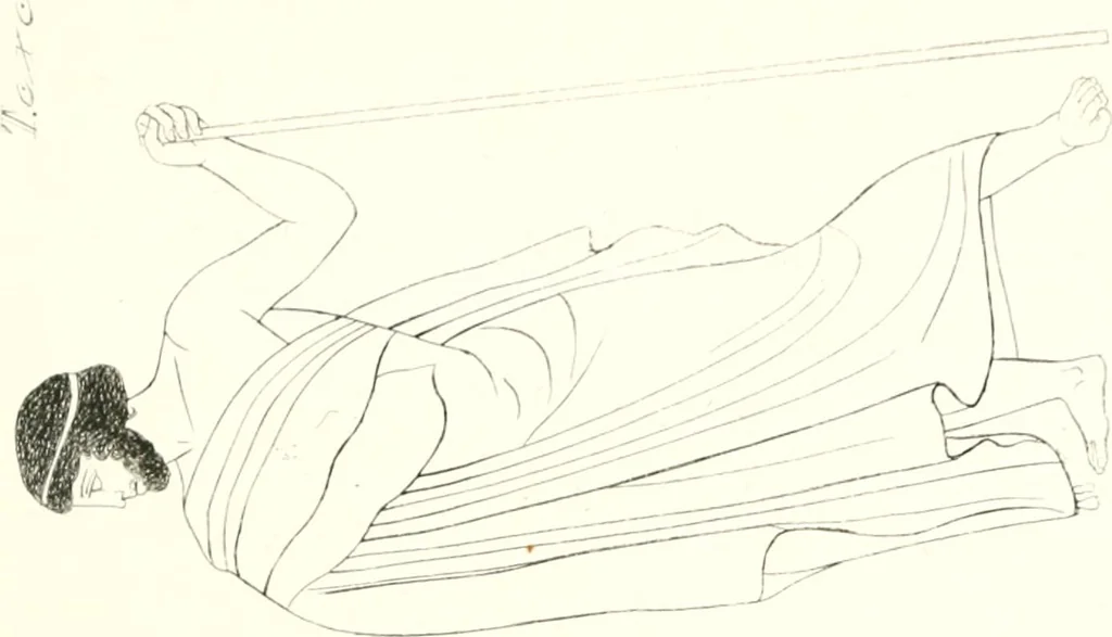 An illustration from Pitture di vasi fittili, esibite dal cav. F. Inghirami per servire di studio alla mitologia ed all storia degli antichi popoli, 1838, leaf 666