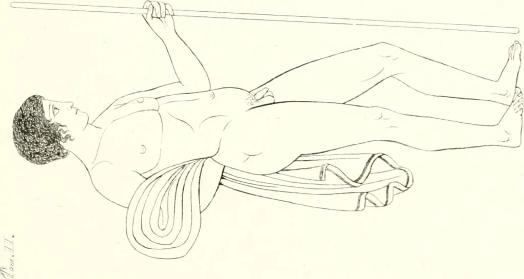 An illustration from Pitture di vasi fittili, esibite dal cav. F. Inghirami per servire di studio alla mitologia ed all storia degli antichi popoli, 1838, leaf 666