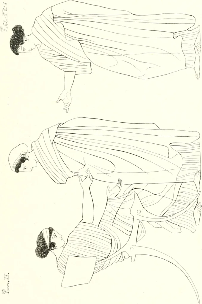 An illustration from Pitture di vasi fittili, esibite dal cav. F. Inghirami per servire di studio alla mitologia ed all storia degli antichi popoli, 1838, leaf 668