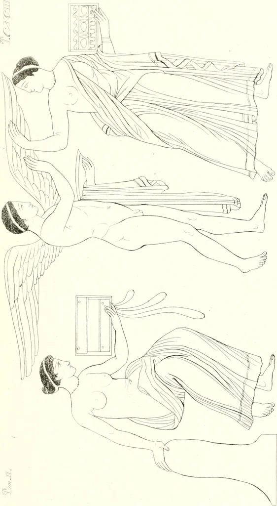An illustration from Pitture di vasi fittili, esibite dal cav. F. Inghirami per servire di studio alla mitologia ed all storia degli antichi popoli, 1838, leaf 672