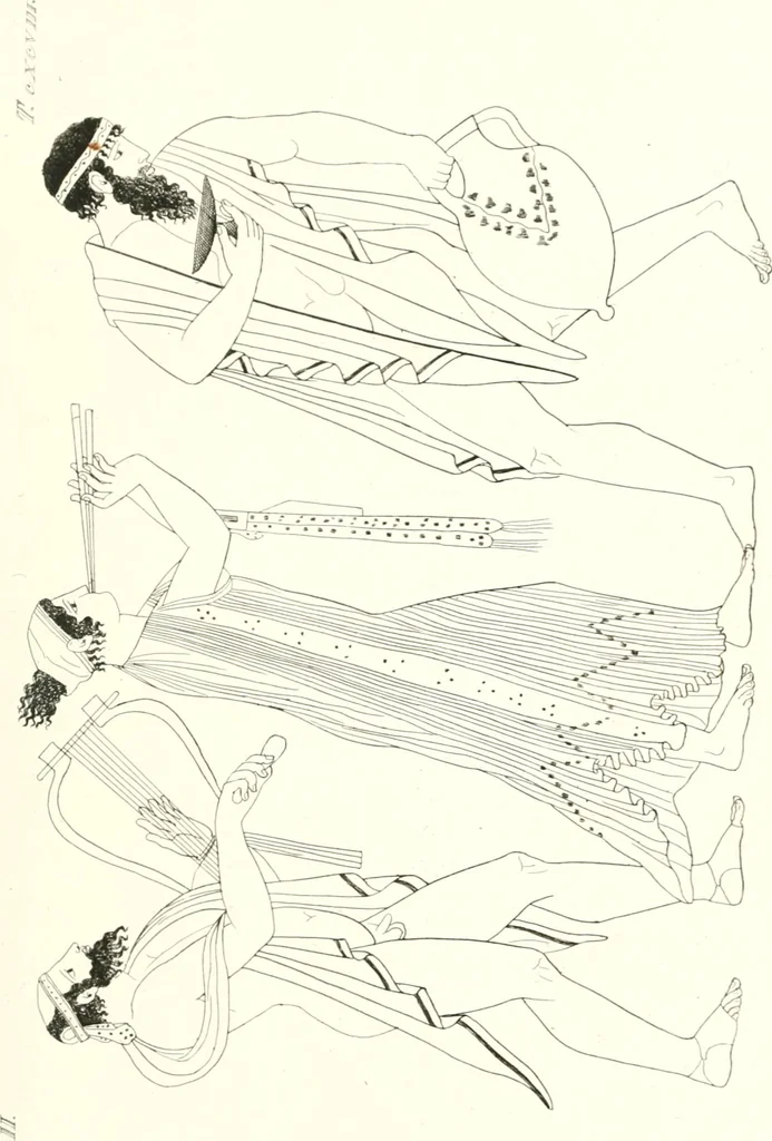 An illustration from Pitture di vasi fittili, esibite dal cav. F. Inghirami per servire di studio alla mitologia ed all storia degli antichi popoli, 1838, leaf 682