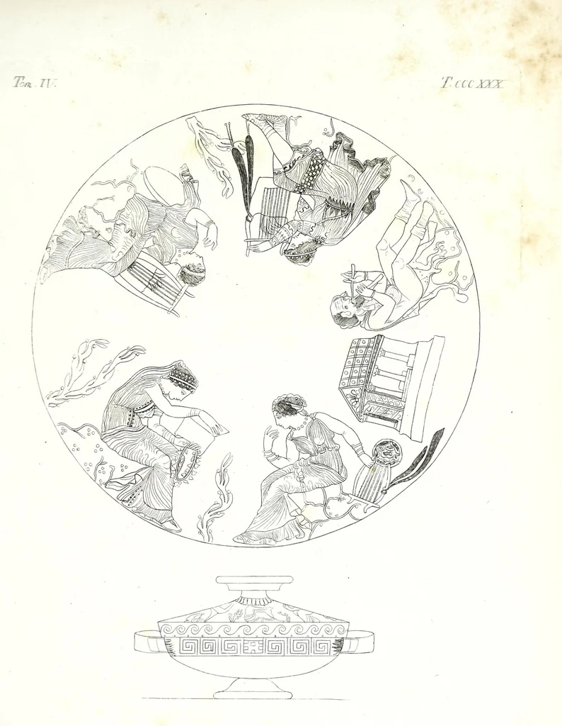 An illustration from Pitture di vasi fittili, 1835, leaf 239