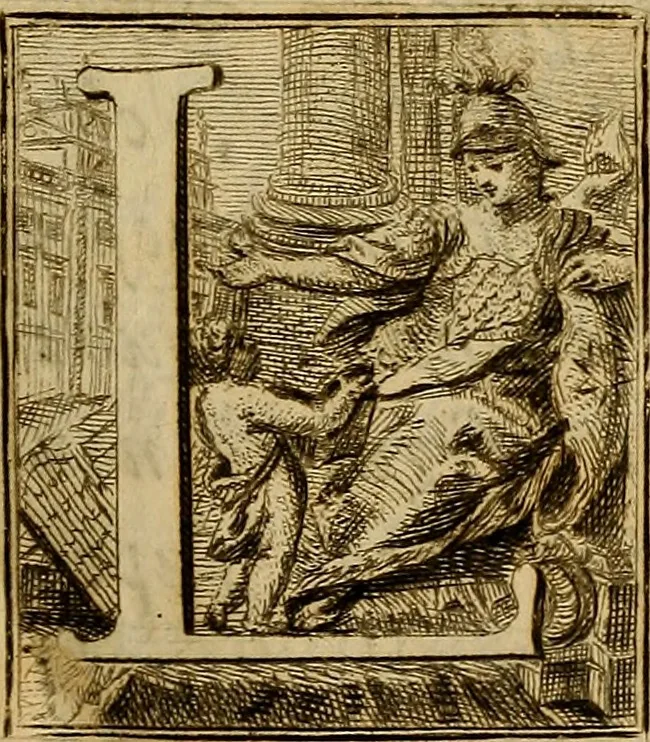 An illustration from Le pitture e sculture di Brescia che sono esposte al pubblico con un' appendice di alcune private gallerie, 1760, leaf 6