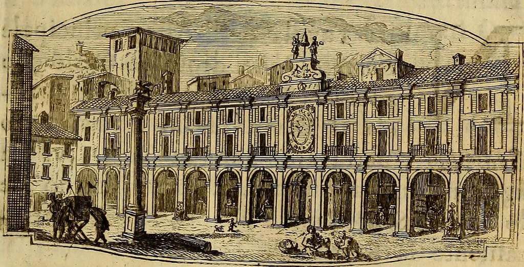 An illustration from Le pitture e sculture di Brescia che sono esposte al pubblico con un' appendice di alcune private gallerie, 1760, leaf 78