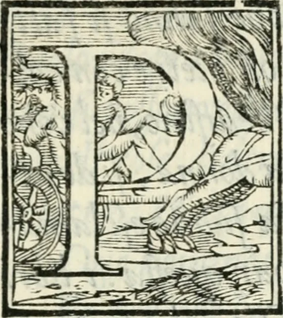 An illustration from Pittvre del Doni, academico pellegrino : nelle quali si mostra di nuoua inuentione : amore, fortuna, tempo, castità, religione, sdegno, riforma, morte, sonno & sogno, huomo, republica, & magnanimità : divise in due trattati : libro primo, 1564, leaf 60
