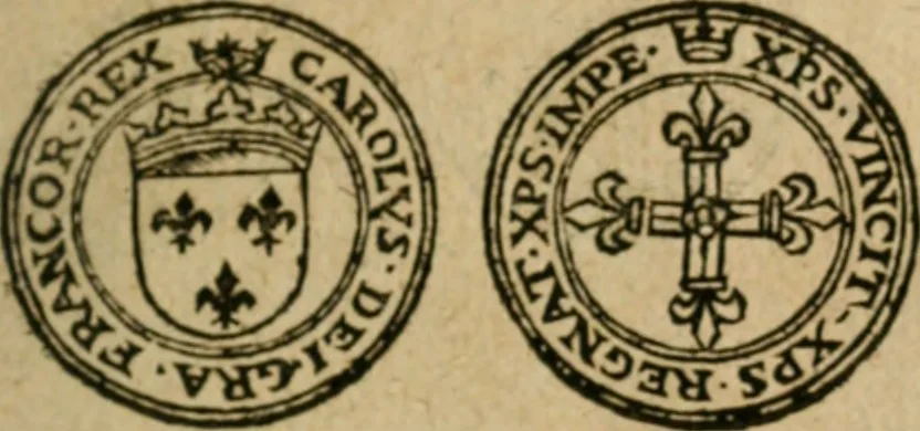 An illustration from Placcart dv Roy sur le reglement de ses monnoyes, 1644, leaf 30