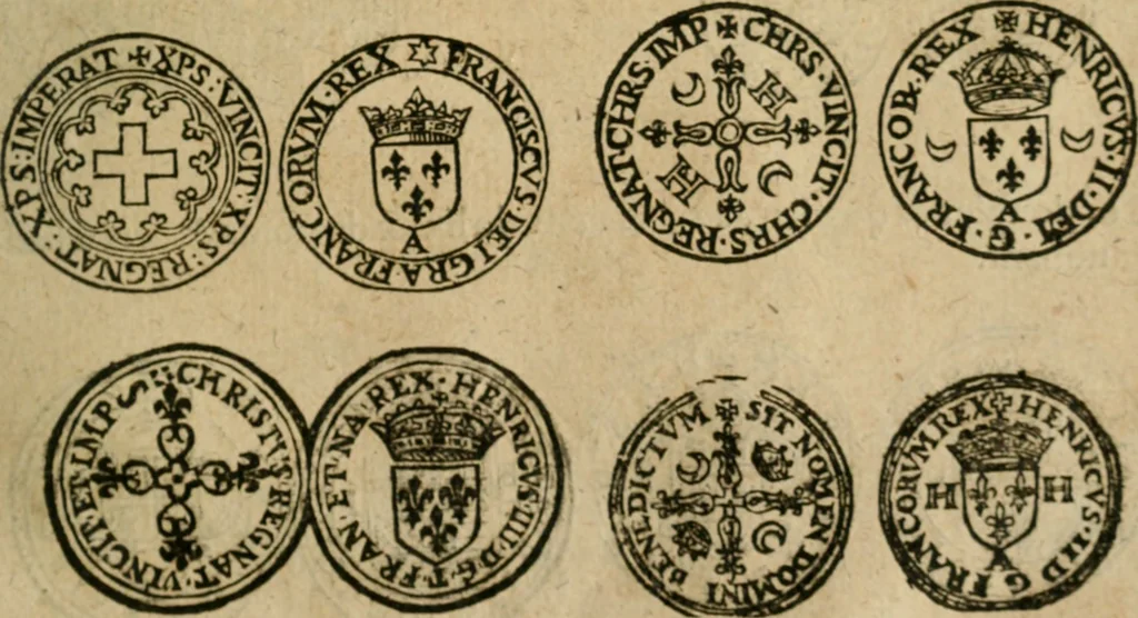 An illustration from Placcart dv Roy sur le reglement de ses monnoyes, 1644, leaf 30