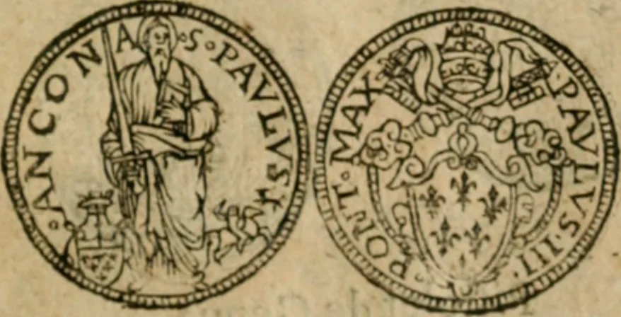 An illustration from Placcart dv Roy sur le reglement de ses monnoyes, 1644, leaf 32