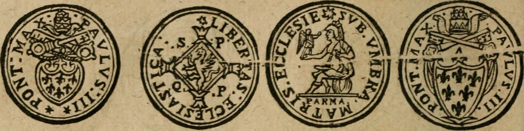 An illustration from Placcart dv Roy sur le reglement de ses monnoyes, 1644, leaf 33
