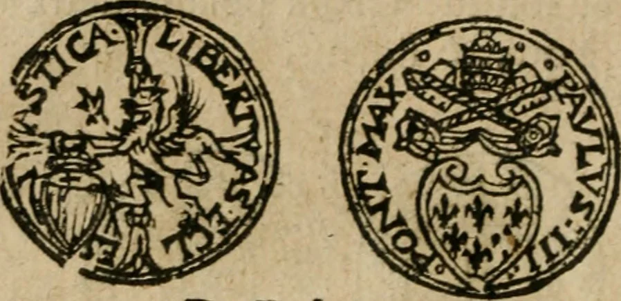An illustration from Placcart dv Roy sur le reglement de ses monnoyes, 1644, leaf 33