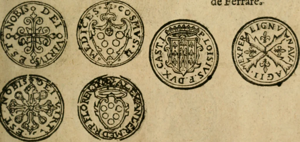 An illustration from Placcart dv Roy sur le reglement de ses monnoyes, 1644, leaf 34