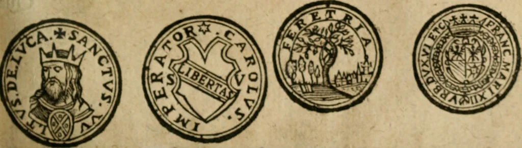 An illustration from Placcart dv Roy sur le reglement de ses monnoyes, 1644, leaf 34