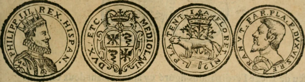 An illustration from Placcart dv Roy sur le reglement de ses monnoyes, 1644, leaf 36