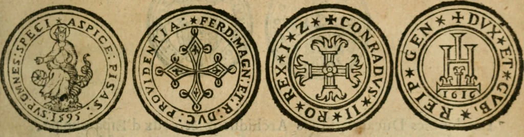 An illustration from Placcart dv Roy sur le reglement de ses monnoyes, 1644, leaf 36