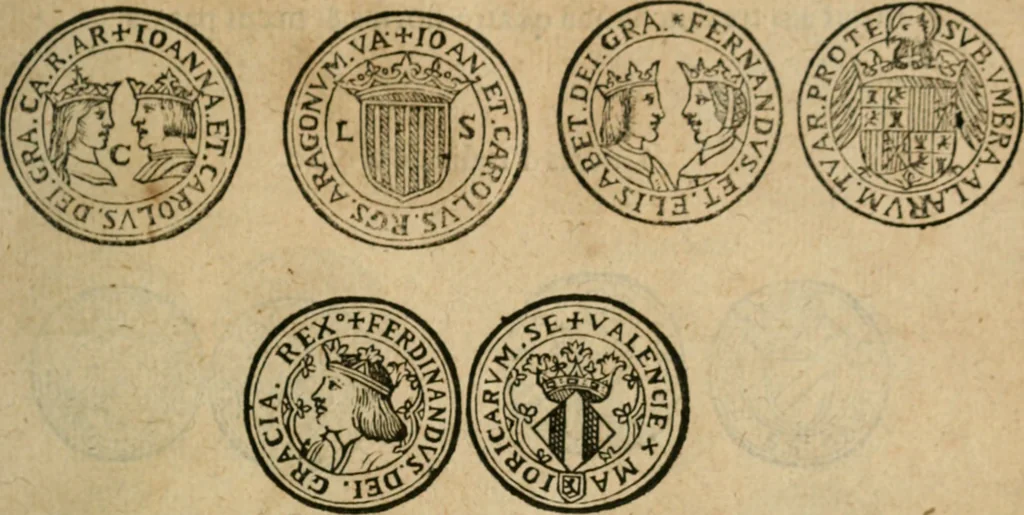 An illustration from Placcart dv Roy sur le reglement de ses monnoyes, 1644, leaf 38