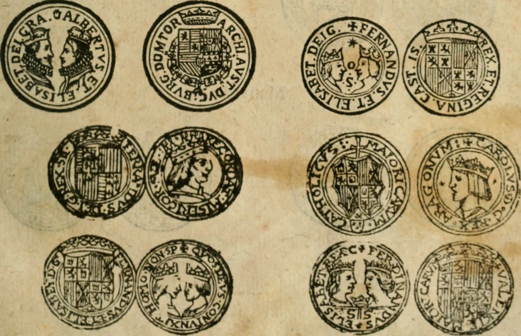 An illustration from Placcart dv Roy sur le reglement de ses monnoyes, 1644, leaf 38