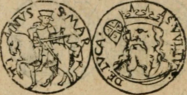 An illustration from Placcart dv Roy sur le reglement de ses monnoyes, 1644, leaf 41
