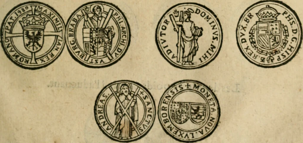 An illustration from Placcart dv Roy sur le reglement de ses monnoyes, 1644, leaf 50