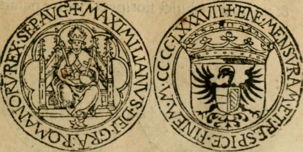 An illustration from Placcart dv Roy sur le reglement de ses monnoyes, 1644, leaf 52