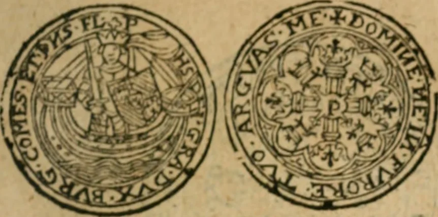 An illustration from Placcart dv Roy sur le reglement de ses monnoyes, 1644, leaf 54