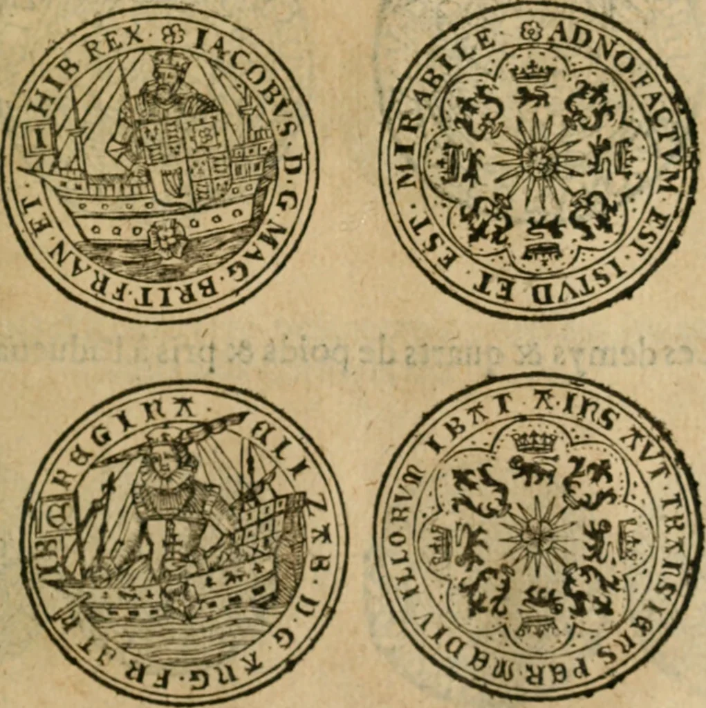 An illustration from Placcart dv Roy sur le reglement de ses monnoyes, 1644, leaf 54