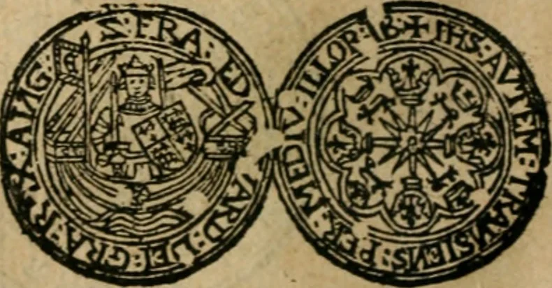 An illustration from Placcart dv Roy sur le reglement de ses monnoyes, 1644, leaf 55