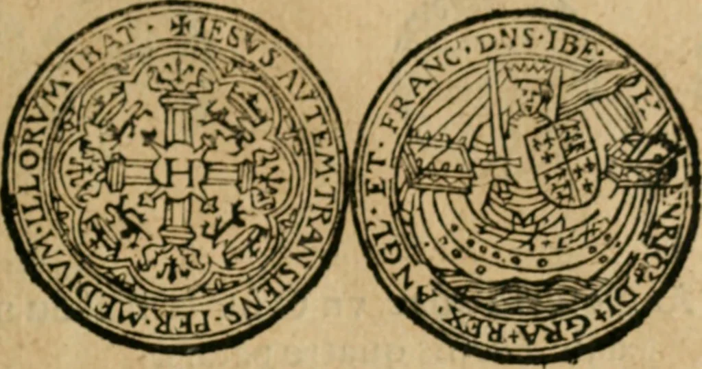 An illustration from Placcart dv Roy sur le reglement de ses monnoyes, 1644, leaf 56