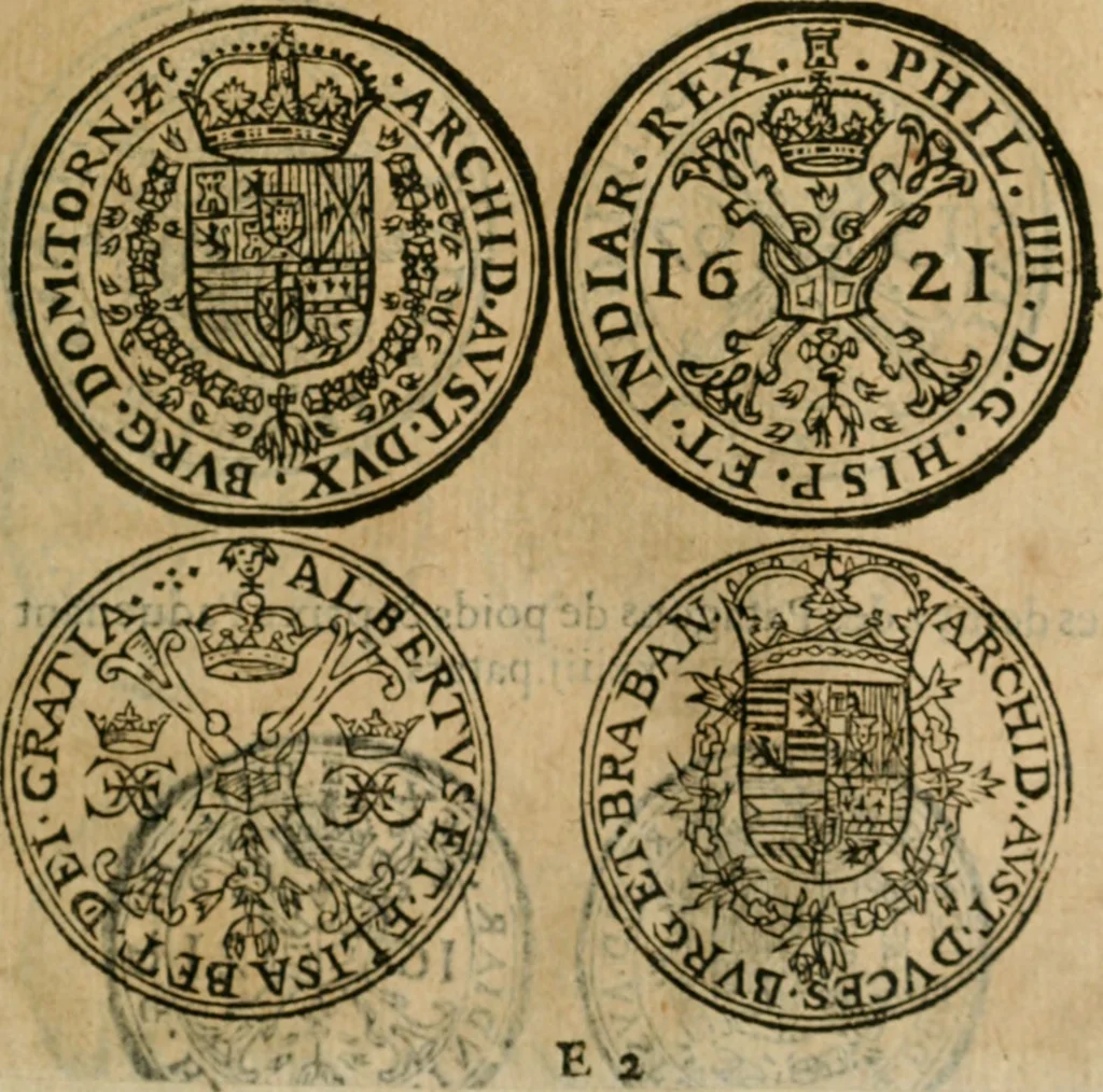 An illustration from Placcart dv Roy sur le reglement de ses monnoyes, 1644, leaf 62