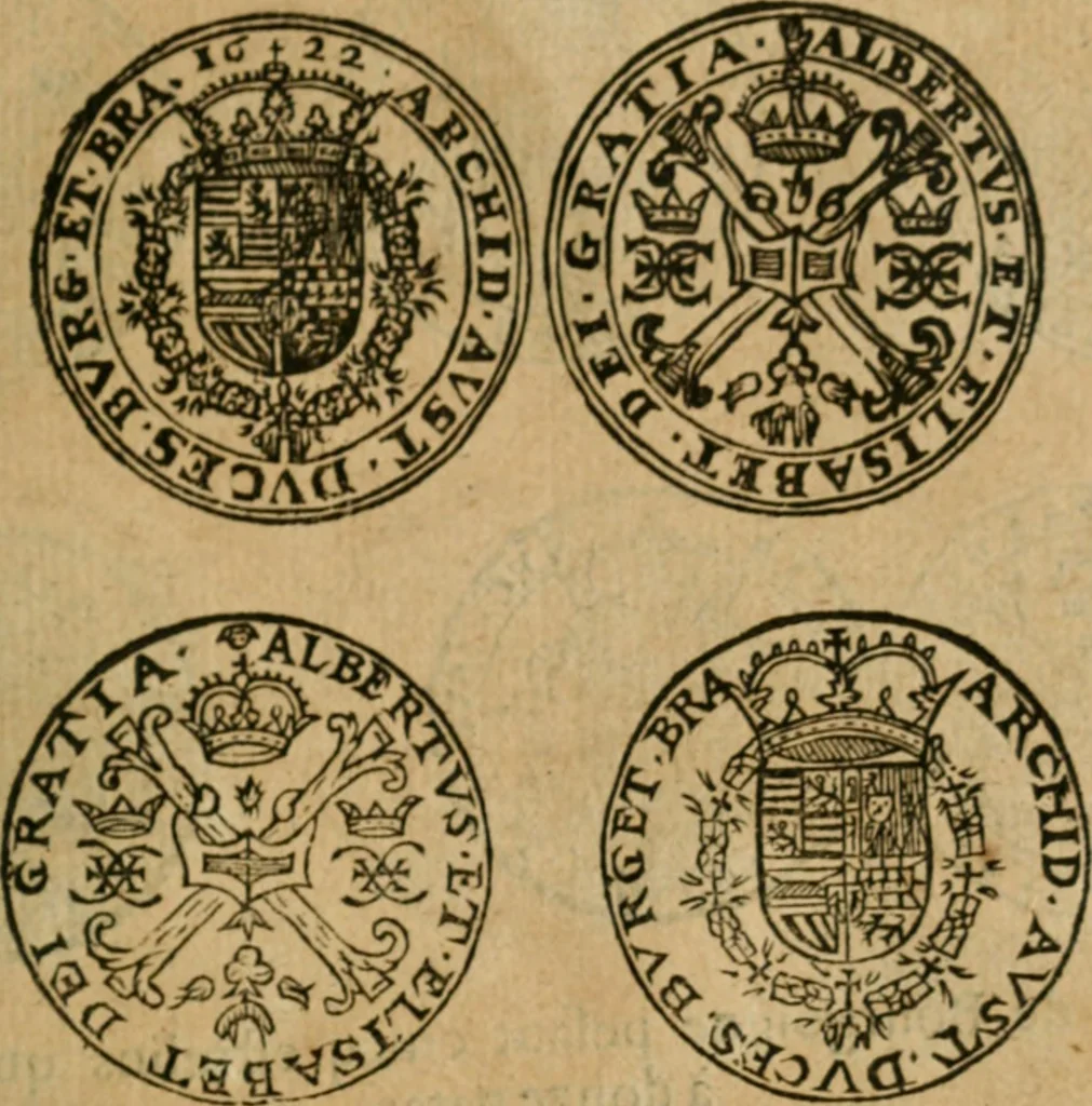An illustration from Placcart dv Roy sur le reglement de ses monnoyes, 1644, leaf 64