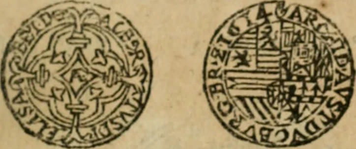 An illustration from Placcart dv Roy sur le reglement de ses monnoyes, 1644, leaf 68