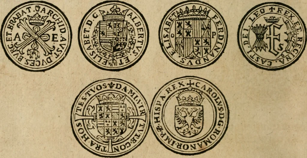 An illustration from Placcart dv Roy sur le reglement de ses monnoyes, 1644, leaf 73