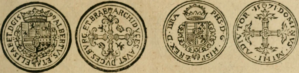 An illustration from Placcart dv Roy sur le reglement de ses monnoyes, 1644, leaf 74
