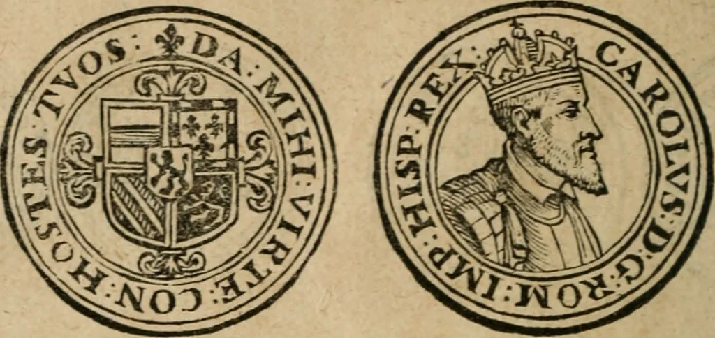 An illustration from Placcart dv Roy sur le reglement de ses monnoyes, 1644, leaf 75