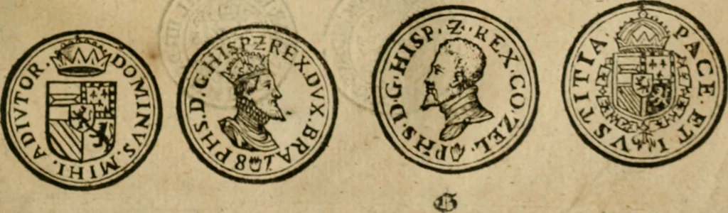 An illustration from Placcart dv Roy sur le reglement de ses monnoyes, 1644, leaf 76