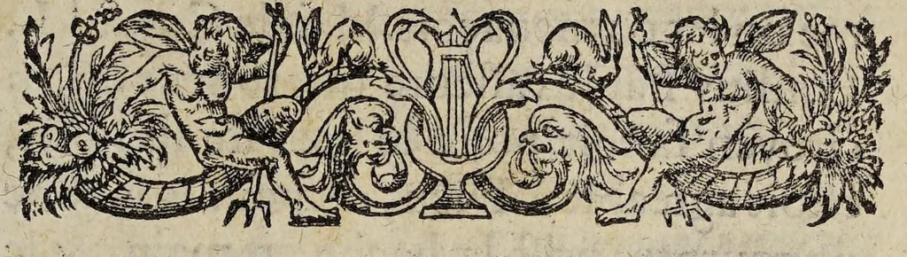 An illustration from Plaidoyé de M.L. Dollé advocat en la Covr de Parlement /, 1595, leaf 9